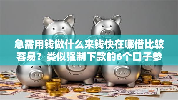 急需用钱做什么来钱快在哪借比较容易？类似强制下款的6个口子参考