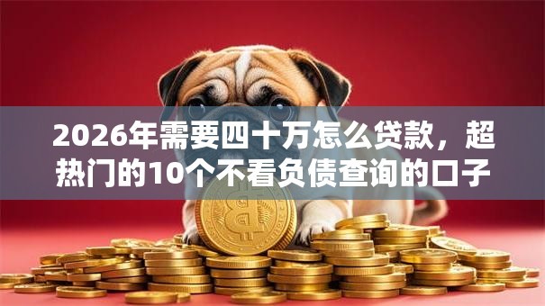 2026年需要四十万怎么贷款,超热门的10个不看负债查询的口子推荐 2026年需要四十万怎么贷款,超热门的10个不看负债查询的口子推荐