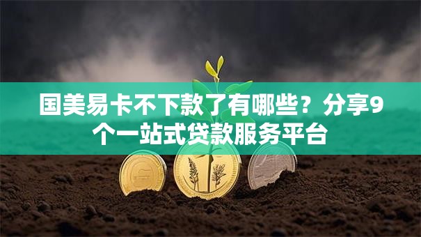 国美易卡不下款了有哪些？分享9个一站式贷款服务平台