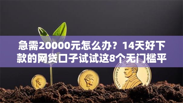 急需20000元怎么办？14天好下款的网贷口子试试这8个无门槛平台