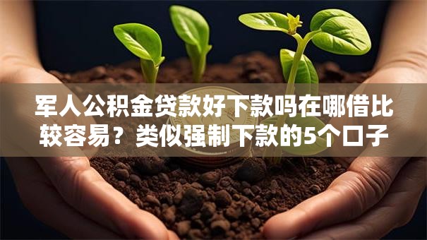军人公积金贷款好下款吗在哪借比较容易？类似强制下款的5个口子参考