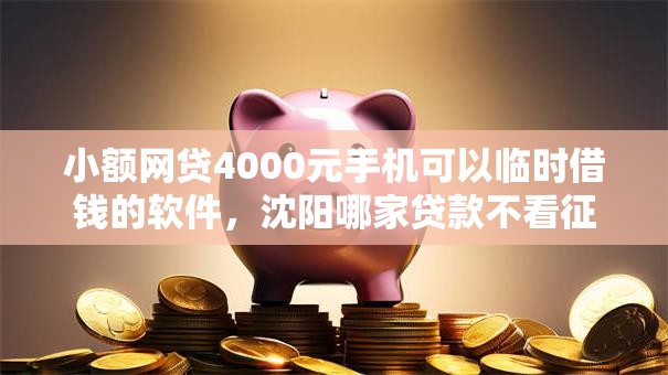 小额网贷4000元手机可以临时借钱的软件,沈阳哪家贷款不看征信的的6个平台介绍 小额网贷4000元手机可以临时借钱的软件,沈阳哪家贷款不看征信的的6个平台介绍