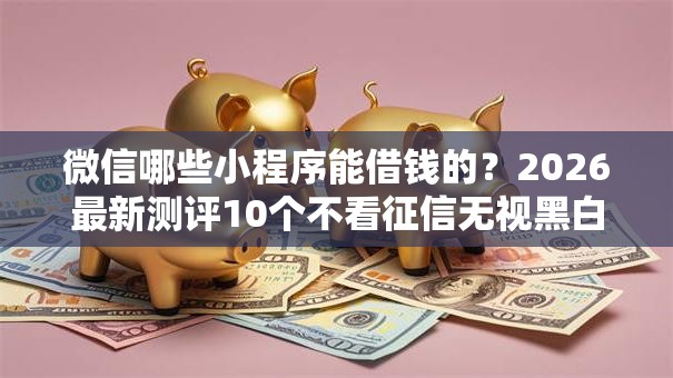 微信哪些小程序能借钱的?2026最新测评10个不看征信无视黑白百分百下款平台 微信哪些小程序能借钱的?2026最新测评10个不看征信无视黑白百分百下款平台
