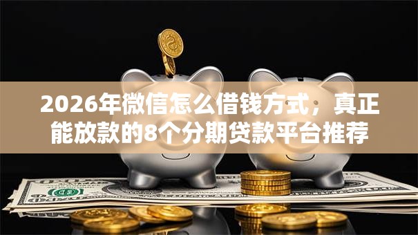 2026年微信怎么借钱方式，真正能放款的8个分期贷款平台推荐