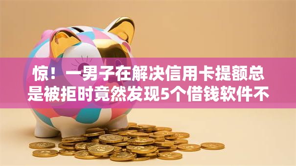 惊！一男子在解决信用卡提额总是被拒时竟然发现5个借钱软件不看征信的容易下款的，事后分享了出来
