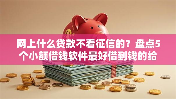 网上什么贷款不看征信的?盘点5个小额借钱软件最好借到钱的给你参考 网上什么贷款不看征信的?盘点5个小额借钱软件最好借到钱的给你参考