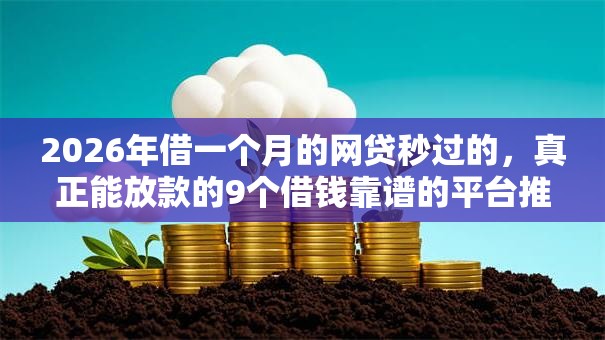 2026年借一个月的网贷秒过的,真正能放款的9个借钱靠谱的平台推荐 2026年借一个月的网贷秒过的,真正能放款的9个借钱靠谱的平台推荐