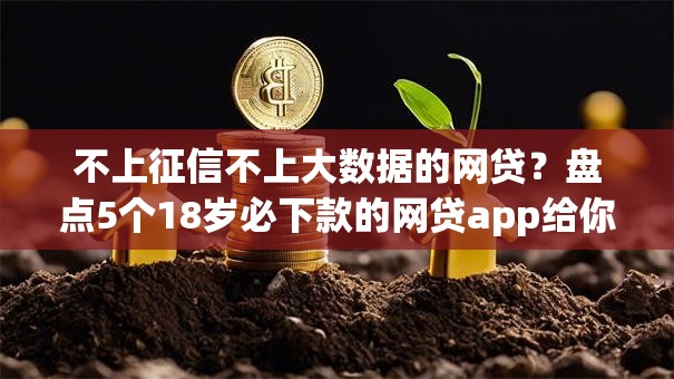 不上征信不上大数据的网贷？盘点5个18岁必下款的网贷app给你参考