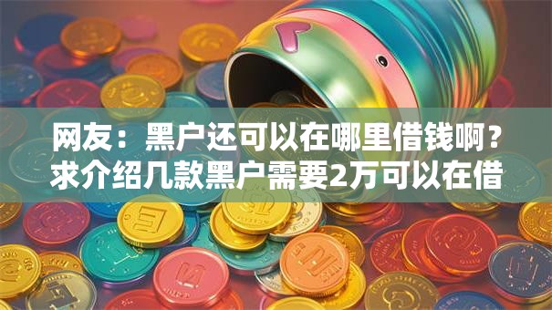 网友：黑户还可以在哪里借钱啊？求介绍几款黑户需要2万可以在借款平台借款