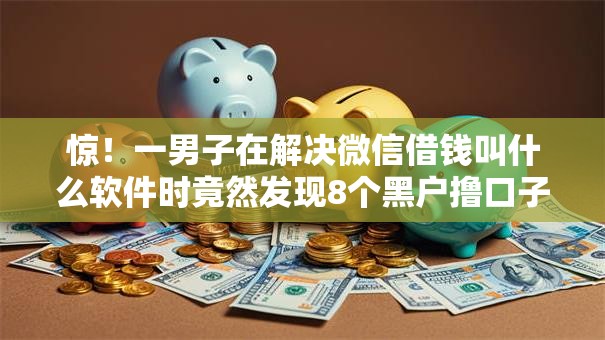 惊！一男子在解决微信借钱叫什么软件时竟然发现8个黑户撸口子，事后分享了出来