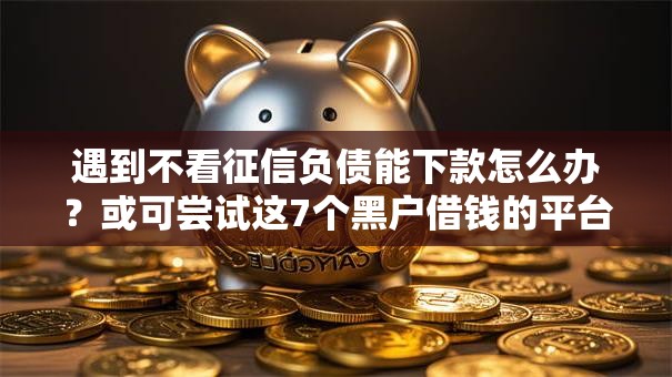 遇到不看征信负债能下款怎么办？或可尝试这7个黑户借钱的平台100%能借