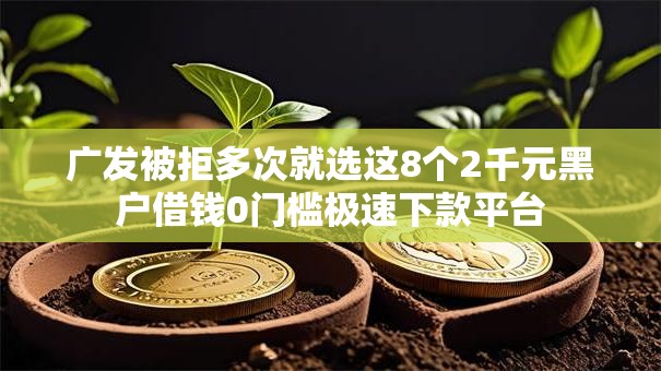 广发被拒多次就选这8个2千元黑户借钱0门槛极速下款平台