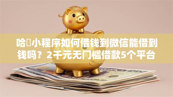 哈啰小程序如何借钱到微信能借到钱吗？2千元无门槛借款5个平台推荐