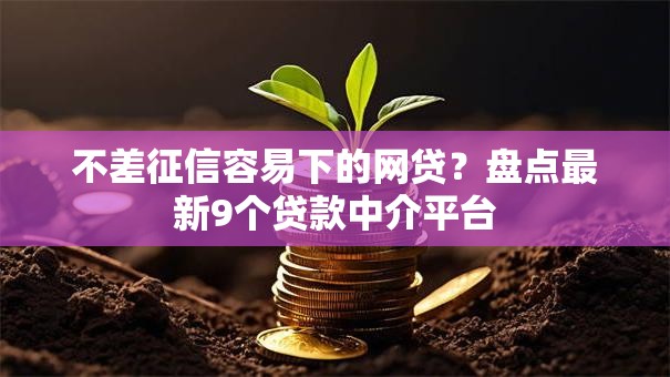 不差征信容易下的网贷?盘点最新9个贷款中介平台 不差征信容易下的网贷?盘点最新9个贷款中介平台