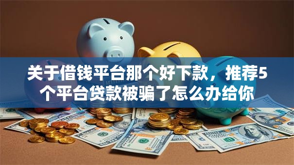 关于借钱平台那个好下款，推荐5个平台贷款被骗了怎么办给你