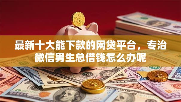 最新十大能下款的网贷平台，专治微信男生总借钱怎么办呢