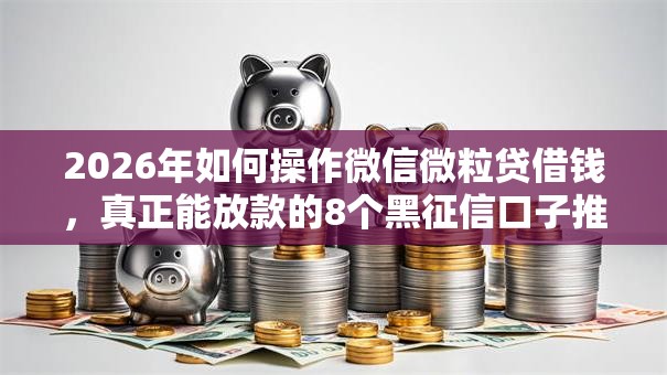 2026年如何操作微信微粒贷借钱,真正能放款的8个黑征信口子推荐 2026年如何操作微信微粒贷借钱,真正能放款的8个黑征信口子推荐