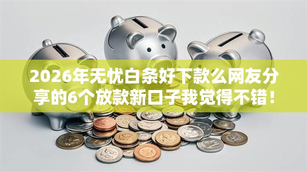 2026年无忧白条好下款么网友分享的6个放款新口子我觉得不错！