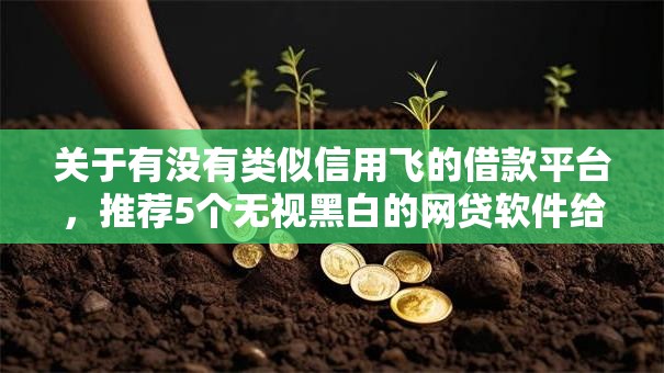 关于有没有类似信用飞的借款平台，推荐5个无视黑白的网贷软件给你