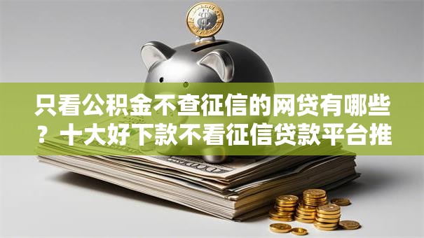 只看公积金不查征信的网贷有哪些？十大好下款不看征信贷款平台推荐