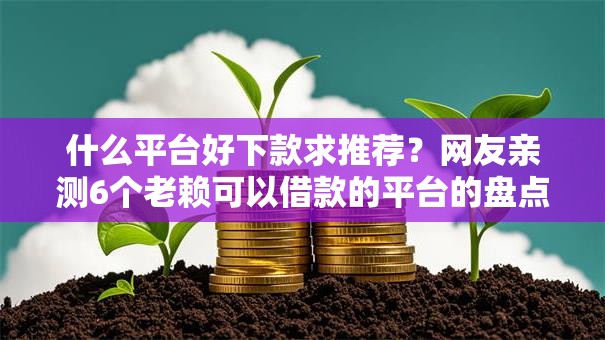 什么平台好下款求推荐？网友亲测6个老赖可以借款的平台的盘点