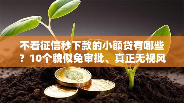 不看征信秒下款的小额贷有哪些？10个貌似免审批、真正无视风控黑白的网贷口子合集