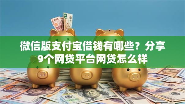 微信版支付宝借钱有哪些？分享9个网贷平台网贷怎么样