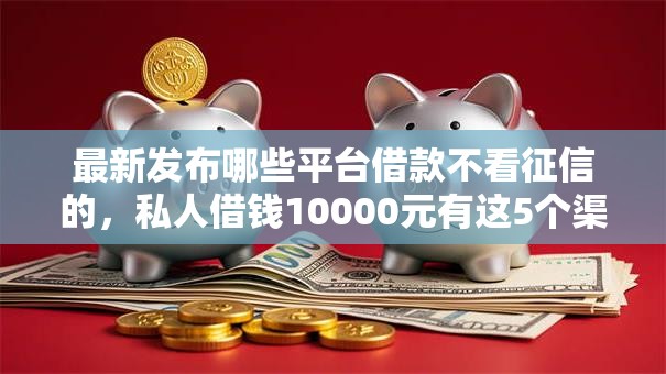 最新发布哪些平台借款不看征信的，私人借钱10000元有这5个渠道