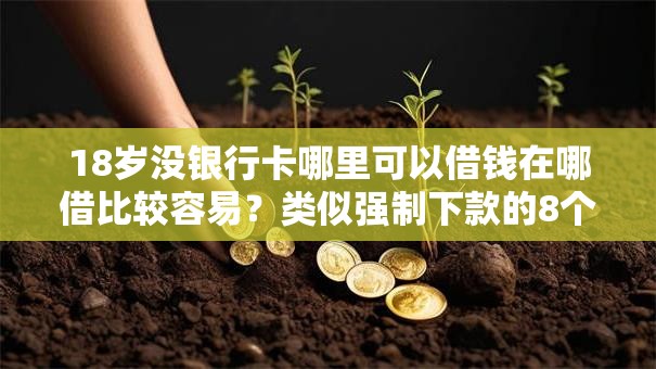 18岁没银行卡哪里可以借钱在哪借比较容易？类似强制下款的8个口子参考