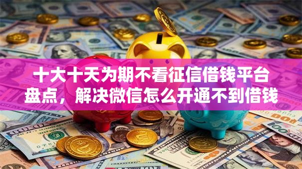 十大十天为期不看征信借钱平台盘点，解决微信怎么开通不到借钱的问题