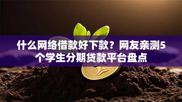 什么网络借款好下款？网友亲测5个学生分期贷款平台盘点