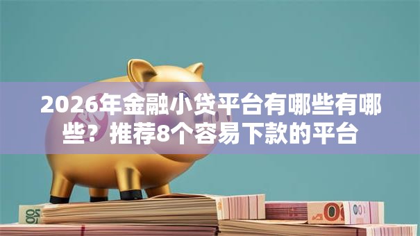 2026年金融小贷平台有哪些有哪些?推荐8个容易下款的平台 2026年金融小贷平台有哪些有哪些?推荐8个容易下款的平台