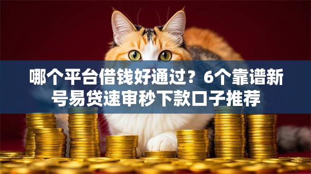 哪个平台借钱好通过？6个靠谱新号易贷速审秒下款口子推荐