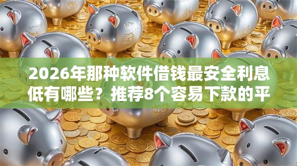 2026年那种软件借钱最安全利息低有哪些？推荐8个容易下款的平台