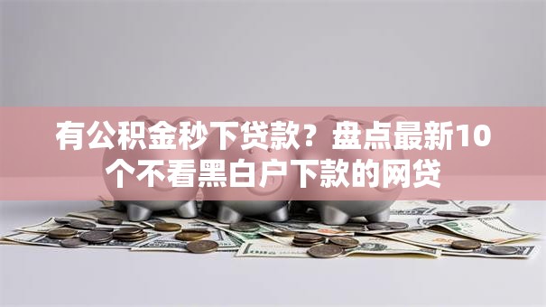 有公积金秒下贷款？盘点最新10个不看黑白户下款的网贷