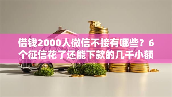 借钱2000人微信不接有哪些？6个征信花了还能下款的几千小额度平台推荐给你