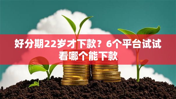 好分期22岁才下款？6个平台试试看哪个能下款