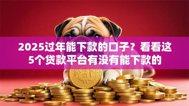 2025过年能下款的口子？看看这5个贷款平台有没有能下款的