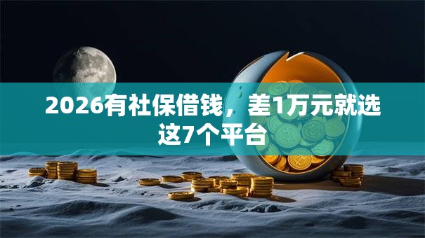 2026有社保借钱，差1万元就选这7个平台
