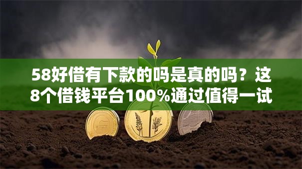 58好借有下款的吗是真的吗?这8个借钱平台100%通过值得一试 58好借有下款的吗是真的吗?这8个借钱平台100%通过值得一试
