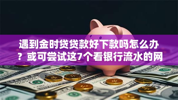 遇到金时贷贷款好下款吗怎么办？或可尝试这7个看银行流水的网贷软件