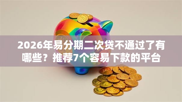 2026年易分期二次贷不通过了有哪些?推荐7个容易下款的平台 2026年易分期二次贷不通过了有哪些?推荐7个容易下款的平台