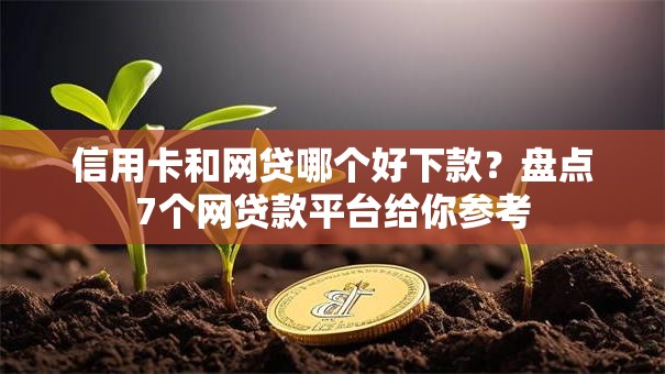 信用卡和网贷哪个好下款？盘点7个网贷款平台给你参考