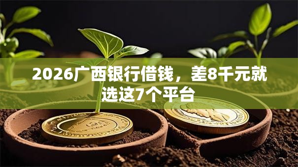 2026广西银行借钱，差8千元就选这7个平台