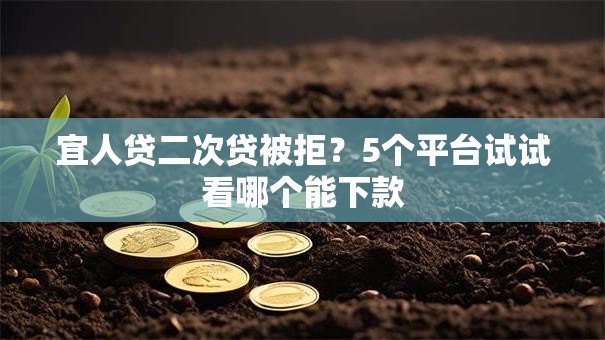 宜人贷二次贷被拒？5个平台试试看哪个能下款