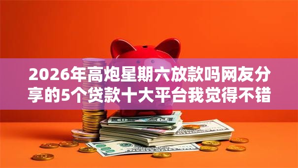 2026年高炮星期六放款吗网友分享的5个贷款十大平台我觉得不错！