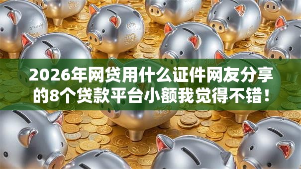 2026年网贷用什么证件网友分享的8个贷款平台小额我觉得不错！