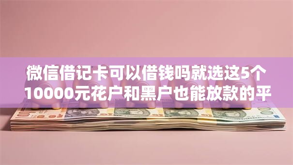 微信借记卡可以借钱吗就选这5个10000元花户和黑户也能放款的平台 微信借记卡可以借钱吗就选这5个10000元花户和黑户也能放款的平台