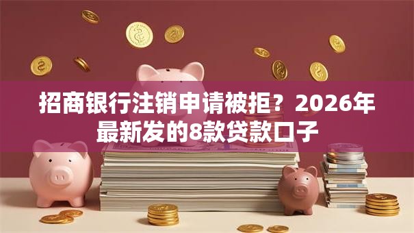 招商银行注销申请被拒？2026年最新发的8款贷款口子