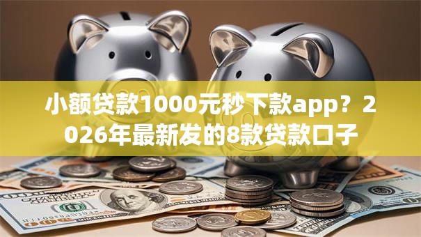 小额贷款1000元秒下款app？2026年最新发的8款贷款口子